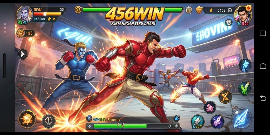 Tangkapan layar 456WIN menunjukkan aksi pertarungan yang intens dan mendebarkan.