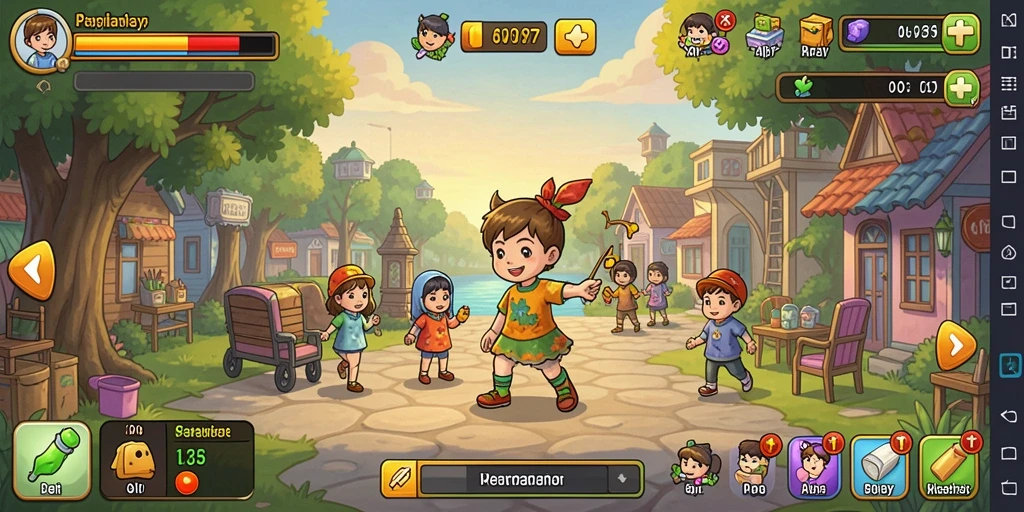 Screenshot utama API77 menampilkan gameplay Idle yang mengasyikkan.