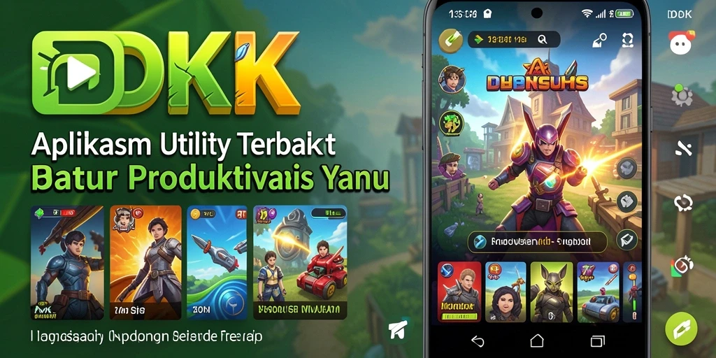 Tampilan utama DKK dengan fitur menarik untuk manajemen tugas.