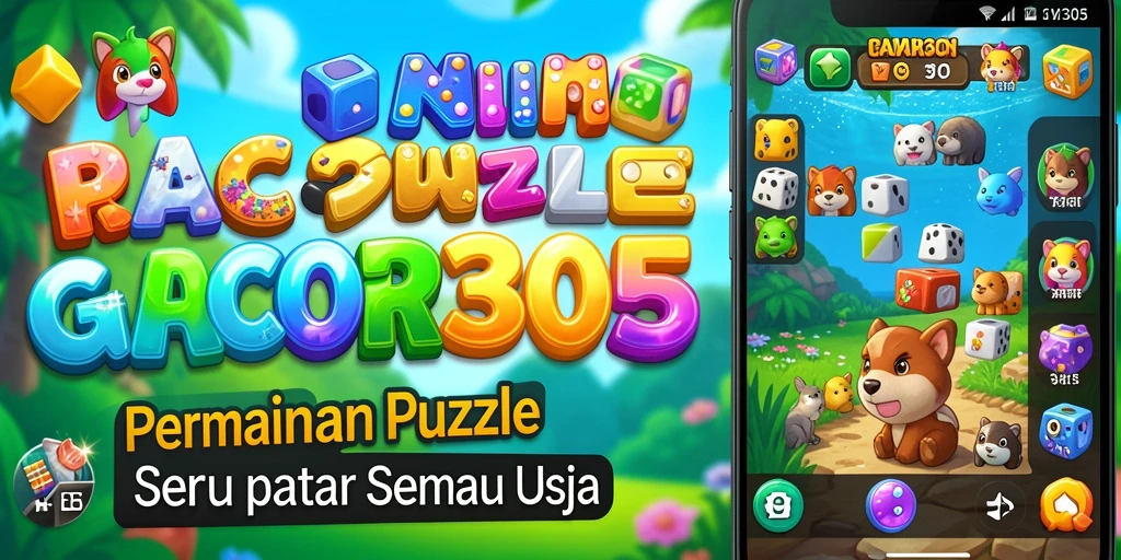 Screenshot utama GACOR305 menampilkan gameplay Puzzle yang seru.