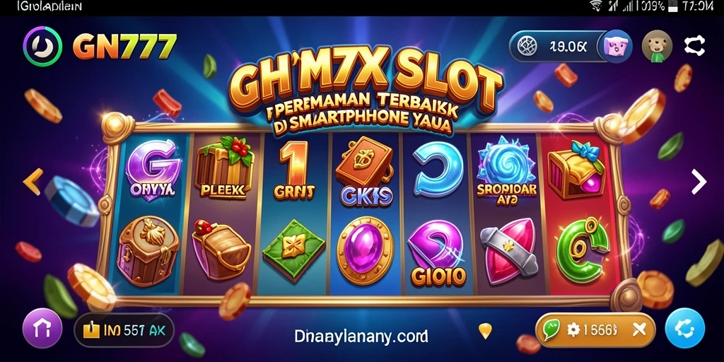 Screenshot gameplay GN777 yang menunjukkan mesin slot yang menarik.