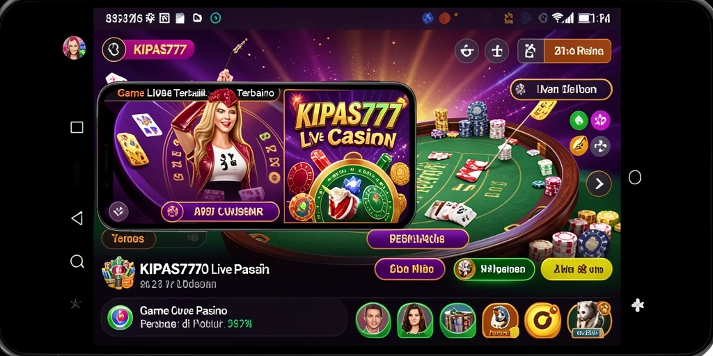 Tampilan gameplay Live Casino yang menarik di KIPAS777.
