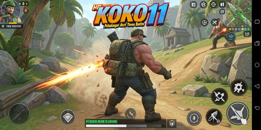 Tampilan gameplay KOKO11 yang penuh aksi dan tantangan.