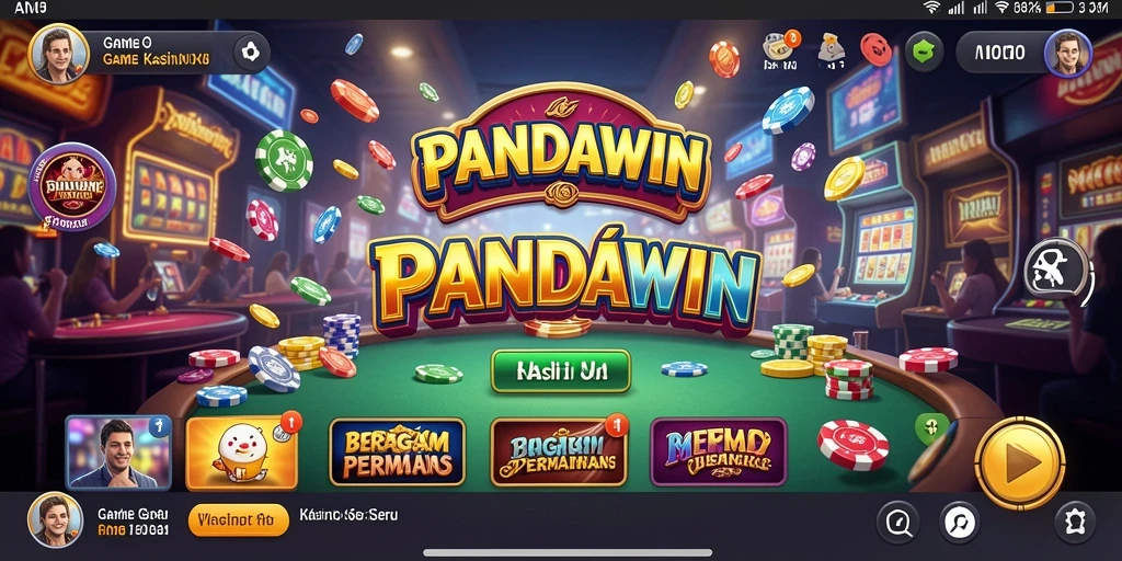 Screenshot gameplay Kasino dari PANDAWIN yang menunjukkan keseruan permainan.