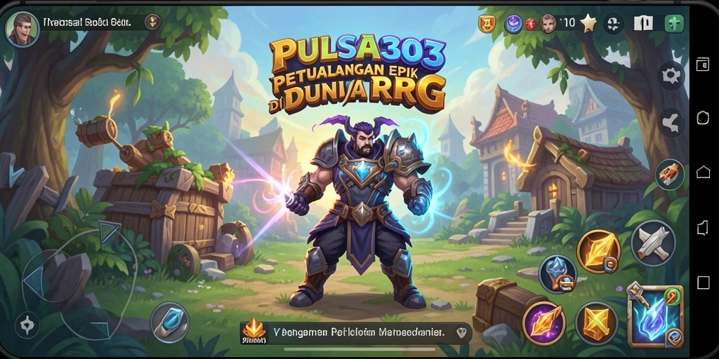 Screenshot PULSA303 menampilkan karakter beraksi dalam pertempuran RPG yang mendebarkan.