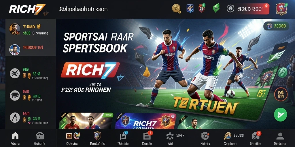 Tampilan gameplay RICH7 yang menarik dalam taruhan olahraga.